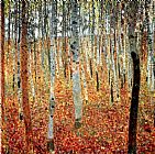 Forest of Beech Trees by Gustav Klimt